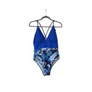 Patpat Blue One piece Swimsuit Bathing Suit Large
